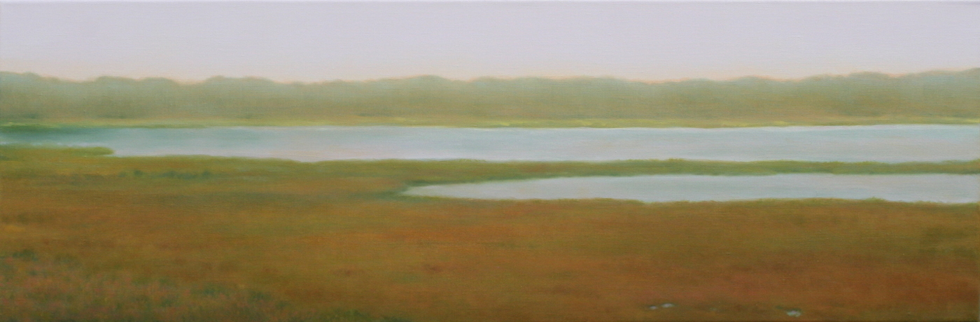 Summer Haze: Oil on Linen 10x30