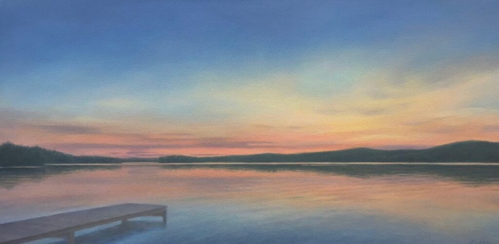 Golden Hour 12x24 - Oil on Canvas