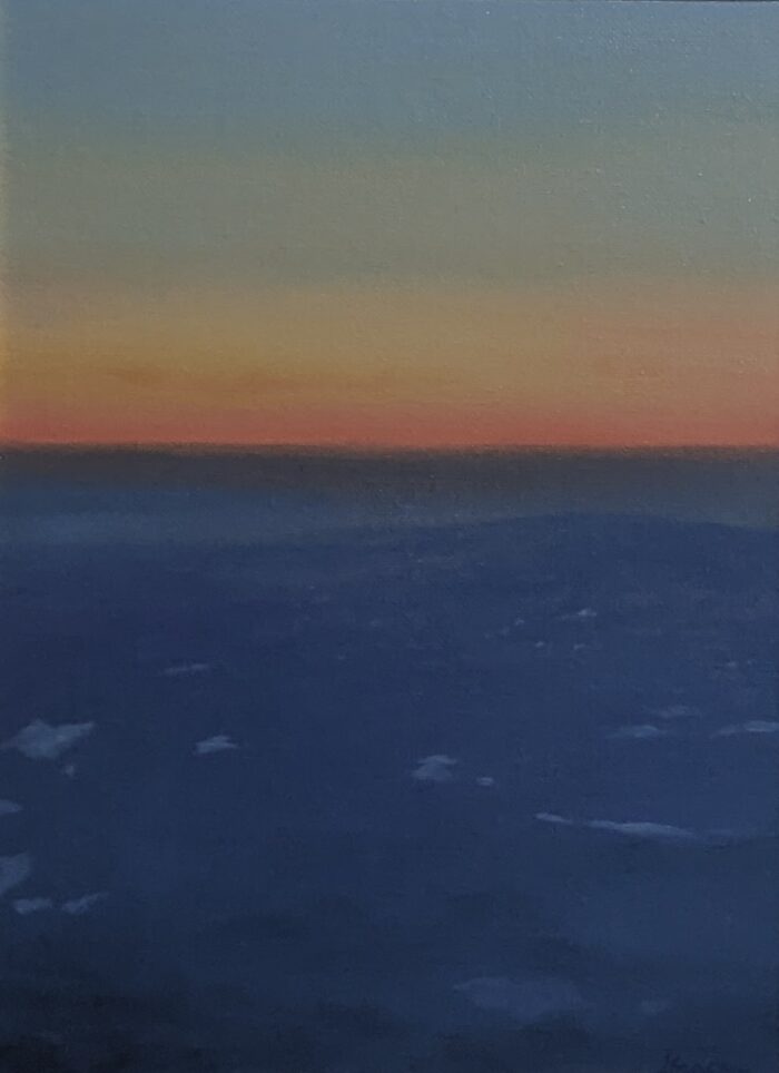 43°N 71°W | 12"x 9" | Oil on Linen