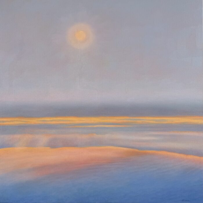 26°N 80°W - 36"x36" - Oil on Canvas