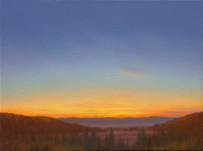 Evening Glow | 9"x12" | Oil on Canvas