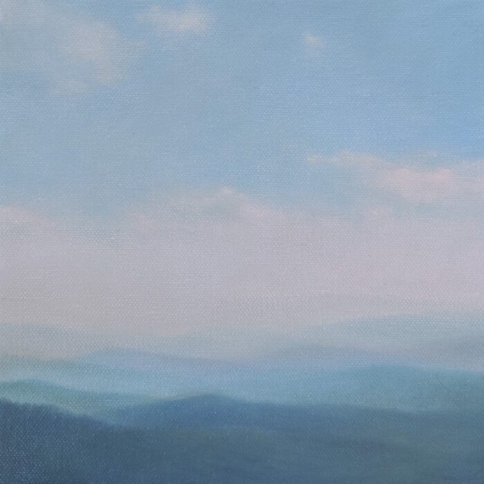 8"x8" | Oil on Canvas Fading Hills | 8"x8" | Oil on Canvas