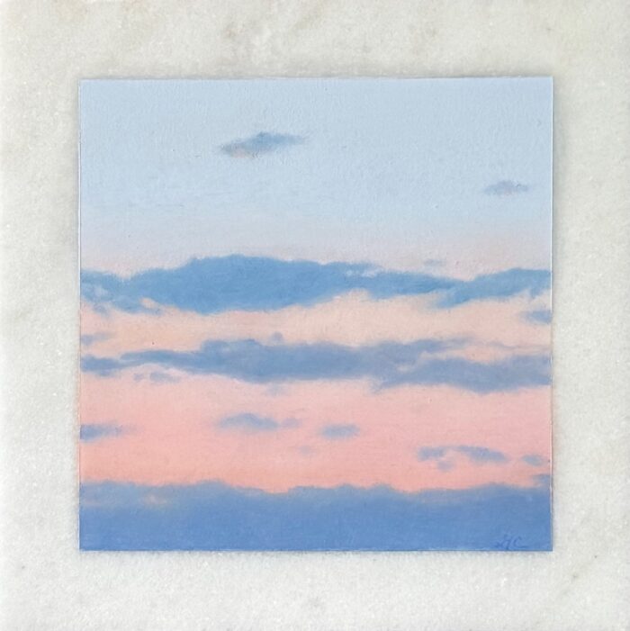 Peace of Sky 1 | 6"x6" | Oil on Marble