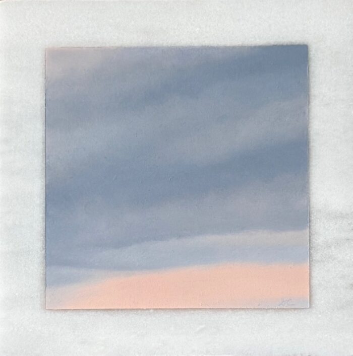 Peace of Sky 2 | 6"x6" | Oil on Marble
